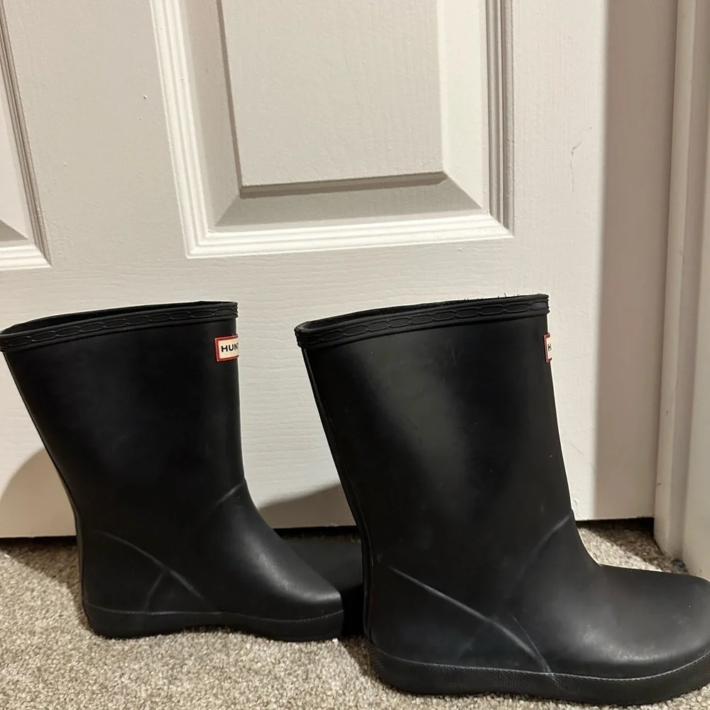 Hunter Black Rain Boots